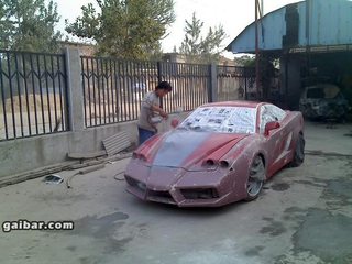 Illustration for article titled Chinese Tuner Builds Ferrari "Ch-Enzo" Out Of Geely Coupe